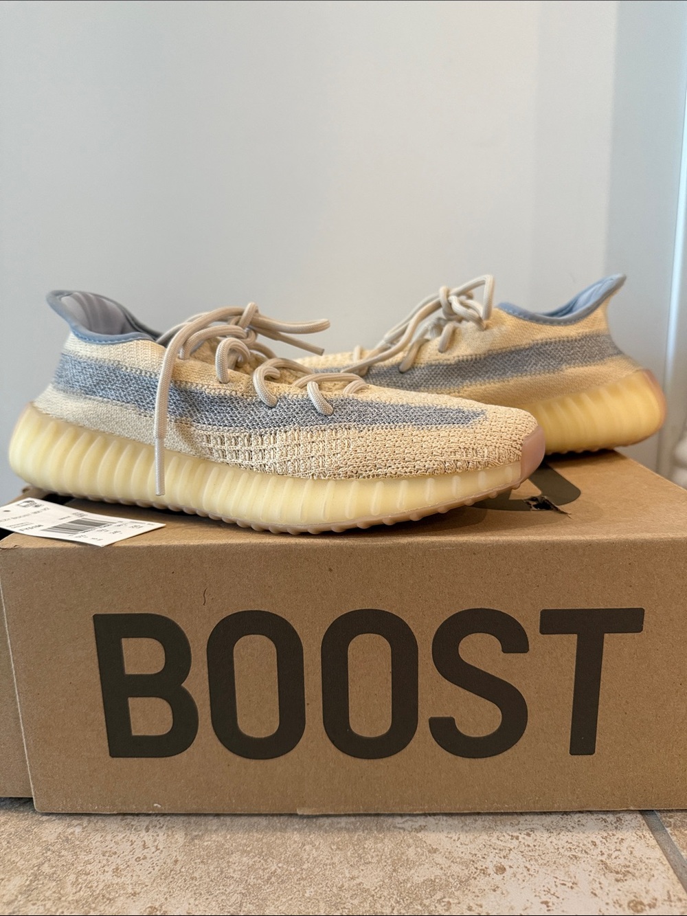 Adidas Yeezy Boost 350 V2 Linen FY5158 Men’s 6 Women’s 7